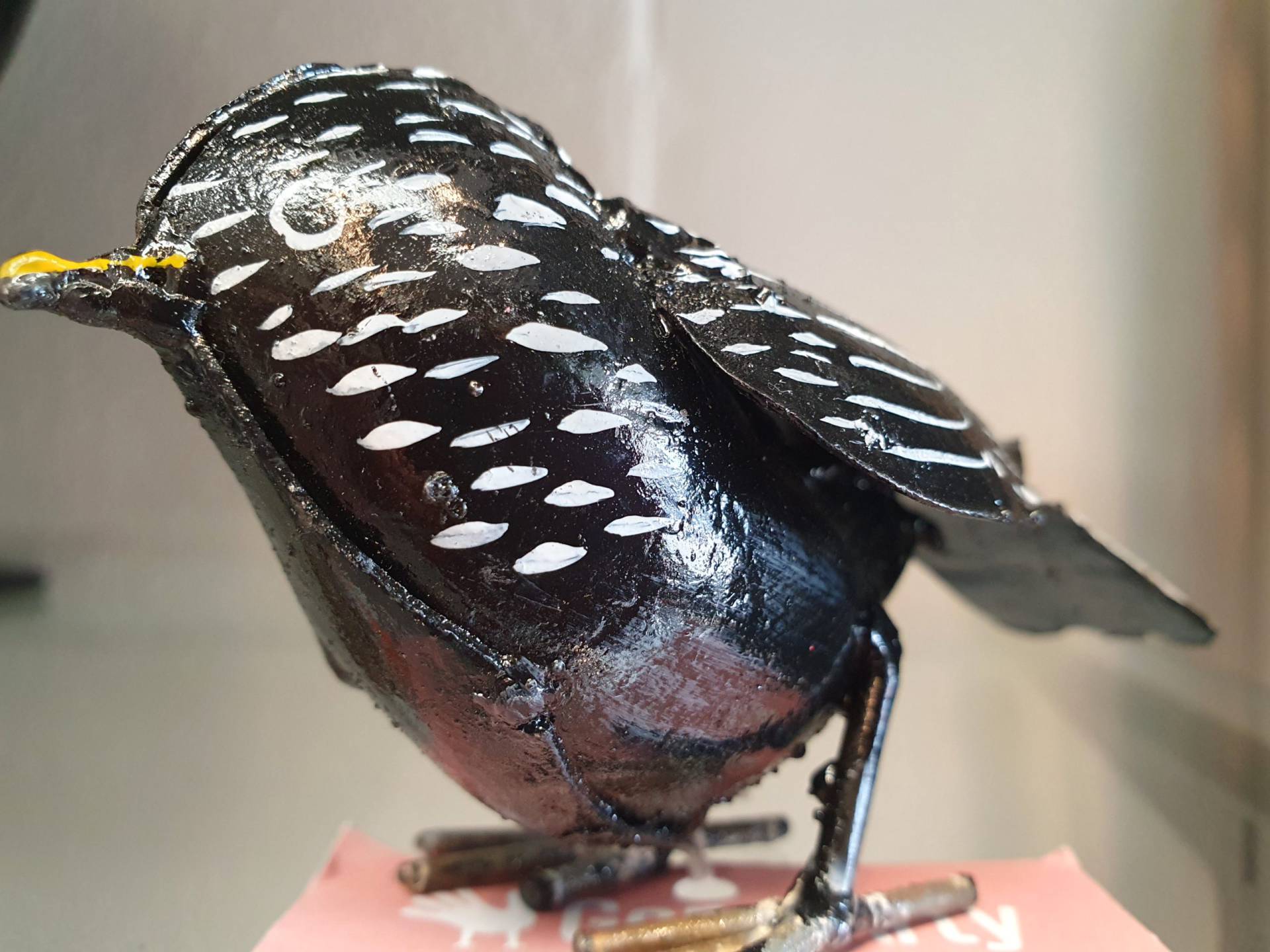 Metalen vogeltje